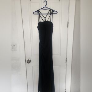 Laundry by Shelly Segal maxi dress, size 6, black